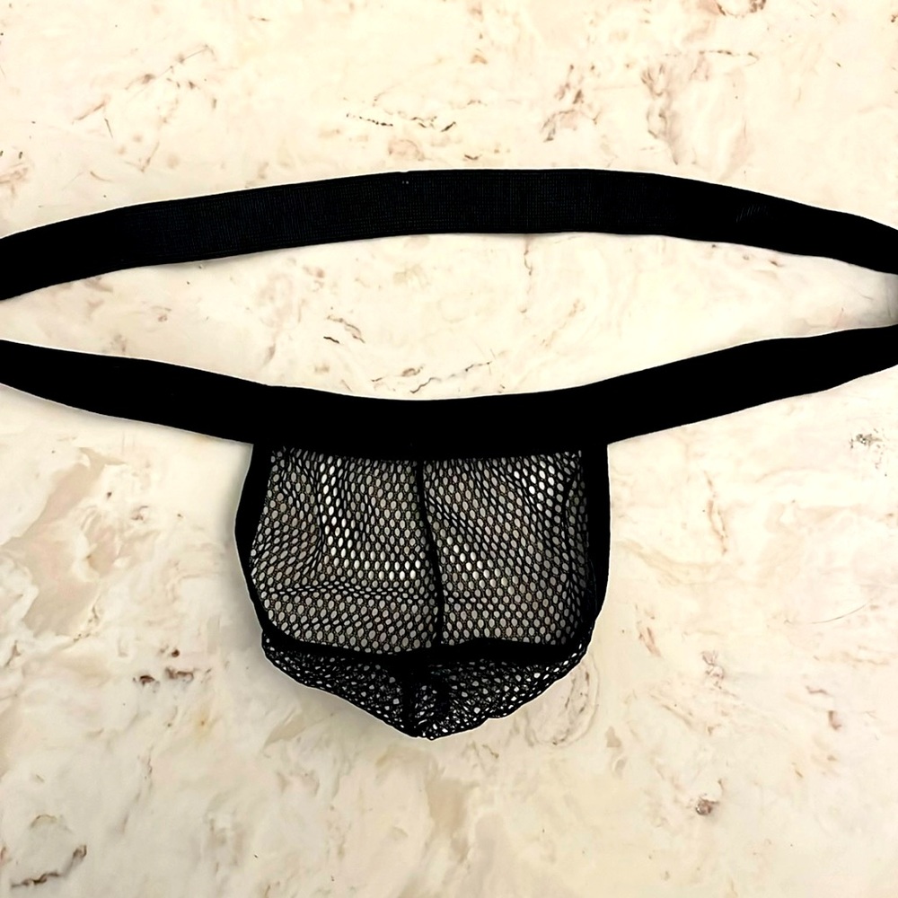 NWOT Black Mesh Sock (OS) #4016